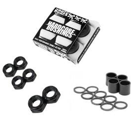 Bones Skateboard Hardcore Hard Bushings with Axle, Kingpin Nuts and Speed Kit
