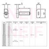 Hammer Head Screw M10 x 35 mm Stainless Steel A2