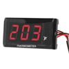 Motorcycle Digital Water Temperature Gauge Ultra Thin DC 12V LCD