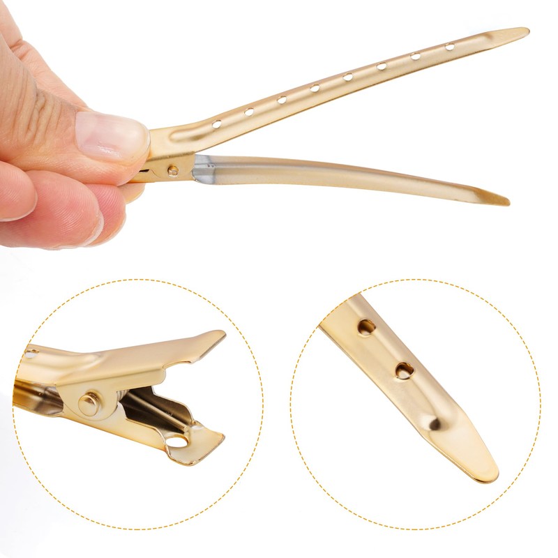 24 Packs Duck Bill Clips, Bantoye 3.35 Inches Rustproof Metal