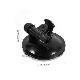 BESPORTBLE Suction Cup Flagpole Base Flagpoles Stands Suction Flagpole Mount Holding for Universal Outdoor Flag Pole Car Holder Camping Vehicle Flagpole Mount Flagpole Bracket Cars Black