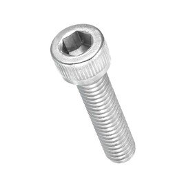 METALLIXITY Socket Head Cap Screw(M6-1x25mm)25Pcs, 304 Stainless Steel Allen Socket Drive Metric - Machine Internal Hex Screw UNC Coarse Thread, Silver Tone