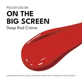 RC Red Carpet Manicure Esmalte de Uñas LED GEL On the Big Screen Crema Rojo Profundo 9 ml