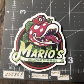 Mario Bros. Parody Adult Humor Sticker For Skateboard Phone Guitar Ect New7