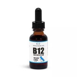 Infinite Health Labs   Liquid Vitamin B-12 for Dogs and Cats - Vet Formulated Methyl B12 Made in USA