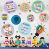 Blulu Educational Preschool Poster with Glue Point Dot for Nursery