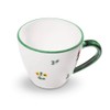 GMUNDNER KERAMIK Gourmet Coffee Cup Capacity 0.2 Litres Scattered Flower