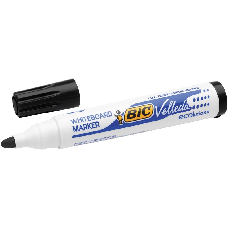 BIC 1701 Whiteboard Marker Velleda ECOlutions (Rundspitze, Strichstärke 1,4 mm)
