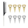 Wonvify 1 Piece Tail Comb and 8 Pieces Hair Separating
