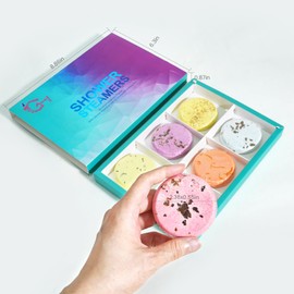 Luxurious Bath Bombs for Women 6 Count Valentines Gift Set Individually Wrapped with Natural Oils and Shea Butter Spa Like Relaxation Self Care Anniversary Bath Bomb Collection(LS)