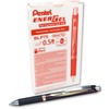 EnerGel Permanent Retractable Rollerball, 0.5mm, Red Ink, 1 Pack of