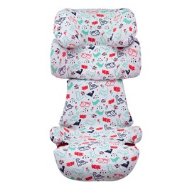 JYOKO Kids Car Seat Cover Compatible with Cybex Solution Fix (Dino Party)