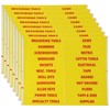 PATIKIL Tool Box Label Sticker, 8 Sheets Machine Organizer Decal