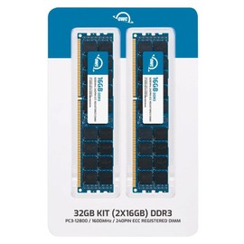 OWC 32GB (2x16GB) DDR3L 1600 PC3L-12800 CL11 2Rx4 240-pin 1.35V ECC Registered RDIMM Memory RAM Module Upgrade Compatible with HP ProLiant DL360e Gen8 DL360p Gen8 DL380p Gen8 DL385p Gen8 DL580 Gen8