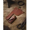Crazy Horse Craft, Minimalist Wallet and Key Holder Set, Carbon