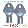 Baywest, Cascade Baywest Dispenser Key for Paper Towel & Toilet
