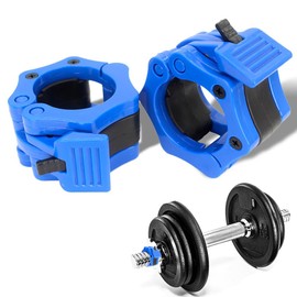 TOEECY Pack of 2 Dumbbell Clasps, 50 mm, Dumbbell Quick Release Barbell Clamp, Barbell Closure for Safe Training and Quick Change Weight Plates