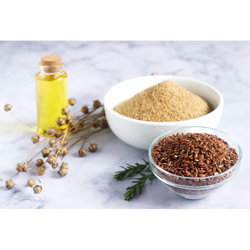 Organic Ground Golden Flaxseed / Milled Linseed 500g - Gluten