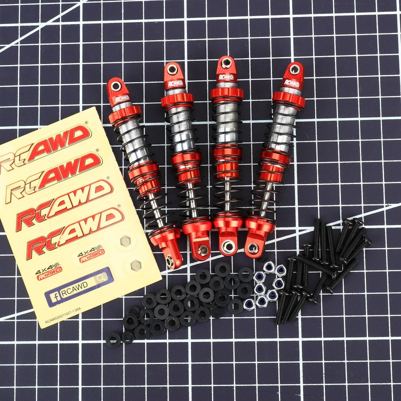 RCAWD 7075 80mm RC Shocks Universal for 1/10 RC Crawler
