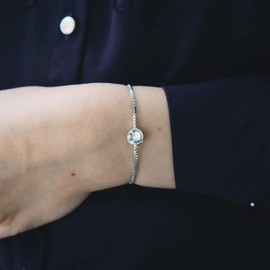 Philip Jones Crystal Bracelet Created with Zircondia® Crystals