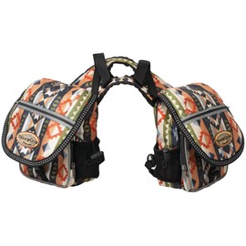 Weaver Leather Trail Gear Pommel Bag 15501, Trek West Pattern