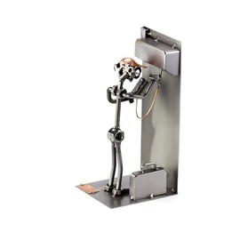 Steelman24 I Nuts and bolts sculpture Cooling System Maintenance Mechanic I Handmade ornaments I Made in Germany I I Metal figurine