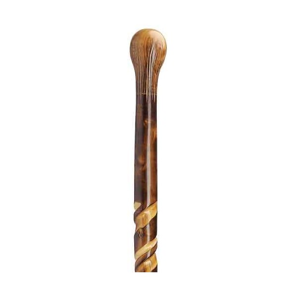 Unisex Knob Cane Natural Chestnut -Affordable Gift! Item #DHAR-9105400