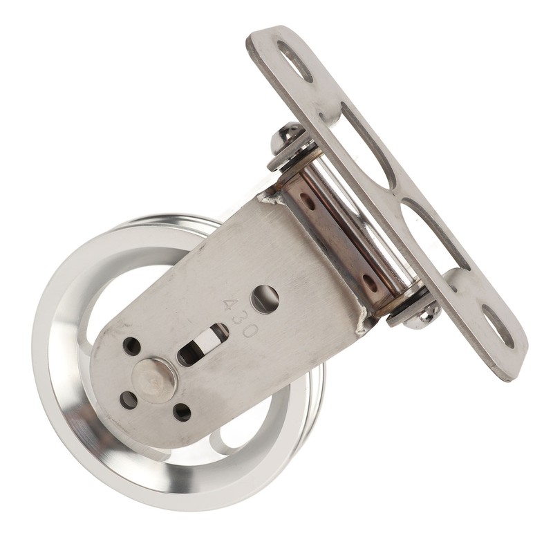 Pulley Wheel Bidirectional Rust Proof Silent Rotation Traction Wheel for