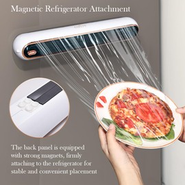 EasyCutter- The Premium Effortless Cling Film Dispenser for Every Kitchen by COZYTO (Grand Green)