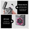 COMANYI Electric Lighter USB Rechargeable Lighter, Windproof Plasma Dual Arc