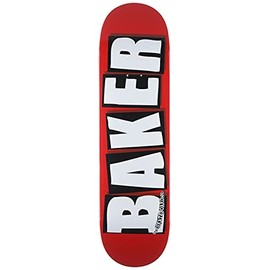Baker Brand Logo White Skateboard Deck 8.6"