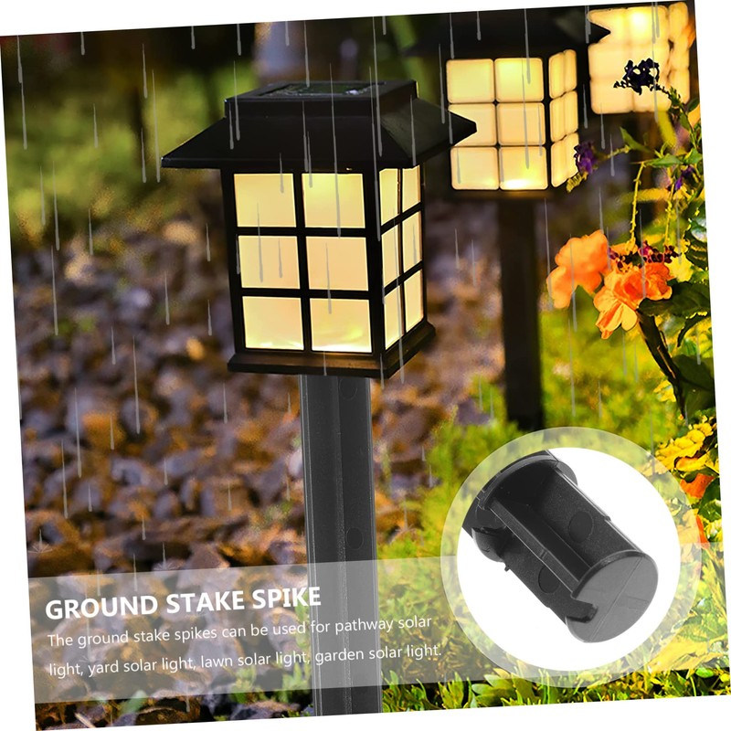 OSALADI Garden Solar Lamp Stakes 8pcs Ground Stake Spike for