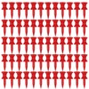 Golf Tees Plastic Driver, 120 Pieces Red Plastic Golf Tees,