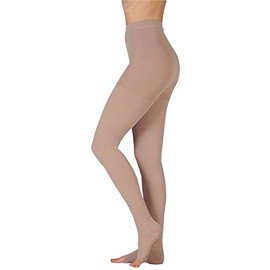 Juzo Basic Pantyhose Short Open Toe 15-20mmHg, III, Beige