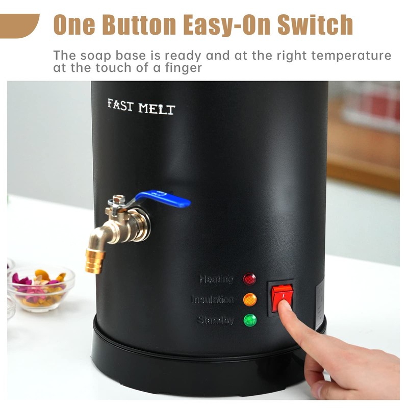 FAST MELT 12Lbs Soap Melter for Soap Making - Electric