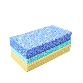 JEBBLAS Disposable Cloth,All Purpose Cloths,Kitchen Cloth,Dish Cloths,Disposable Cloths Cleaning,Colour Coded Cleaning Cloths30x53cm(30pcs)