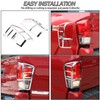 Lcojicep ABS Material Tail Light Cover GuardCompatible with Tacoma 2016-2022,