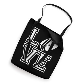 Ice Hockey Love Puck Design I Cool Hockey Lover Gift Tote Bag