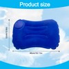 Mudoulu Inflatable Pillow for Travel, Ergonomic Self-Inflating Cushion with Press