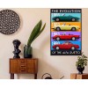 Alfa Romeo Duetto Pininfarina Sports Car Evolution Poster Giclée New