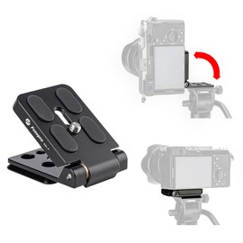 Fotopro Camera L Bracket Vertical Horizontal Switching Quick Release Plate for Canon Nikon Sony DSLR Monopod Stabilizer Universal