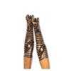 Beautifully Carved African Salad Serving Set, Handmade in Africa (Zebra