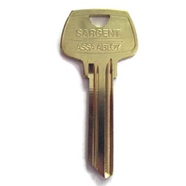 Sargent 6 Pin Key Blank 6275 HG Keyway, Pkg of 10, Factory Original