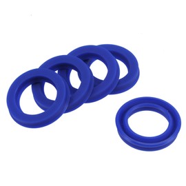 YOKIVE 5 Pcs UHS Radial Shaft Seals, Industry PU Oil Seals for Hydraulic Cylinders (Blue, 18-mm ID x 26-mm OD 5-mm Width)