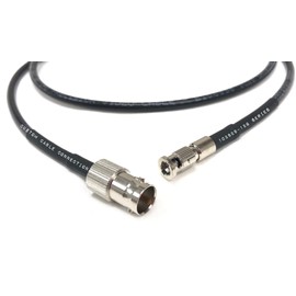 5 Foot Belden 4855R 12G Rated Standard BNC Female to High Density Micro BNC Male 3G/6G/12G HD-SDI Mini RG59 Video Adapter Cable by Custom Cable Connection