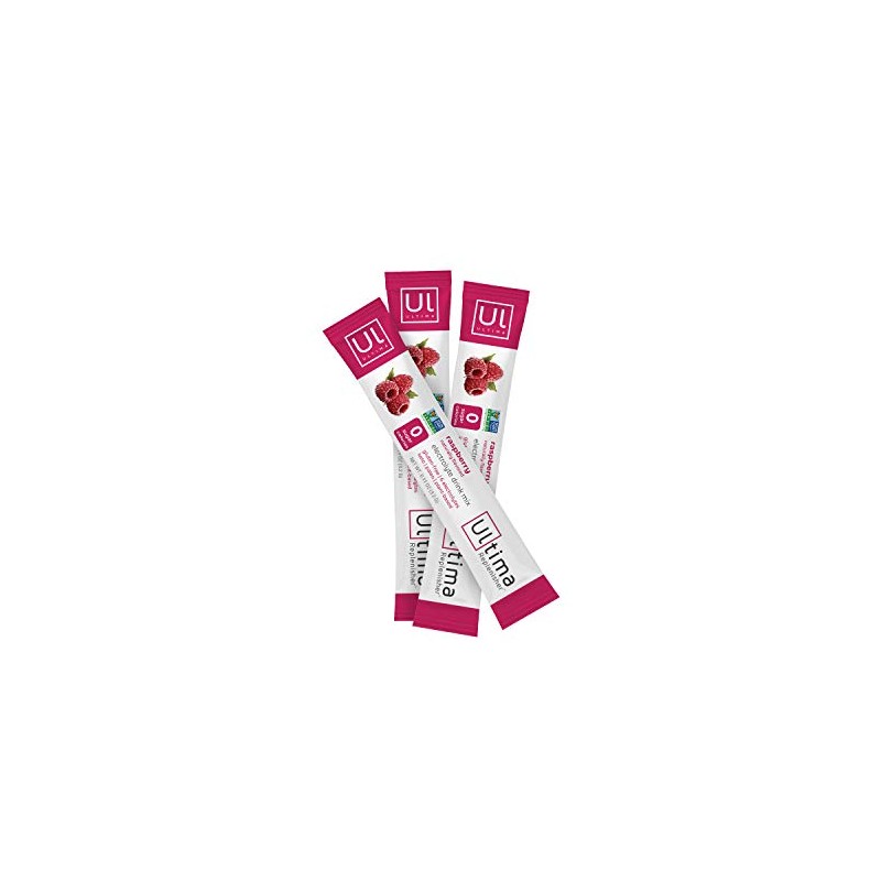 Ultima Replenisher Electrolyte Hydration Powder Raspberry Count Stickpacks Sugar Free