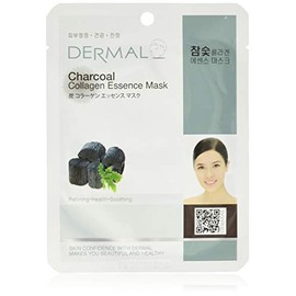 Dermal Charcoal Collagen Essence Mask Pack, 1.1 Ounce