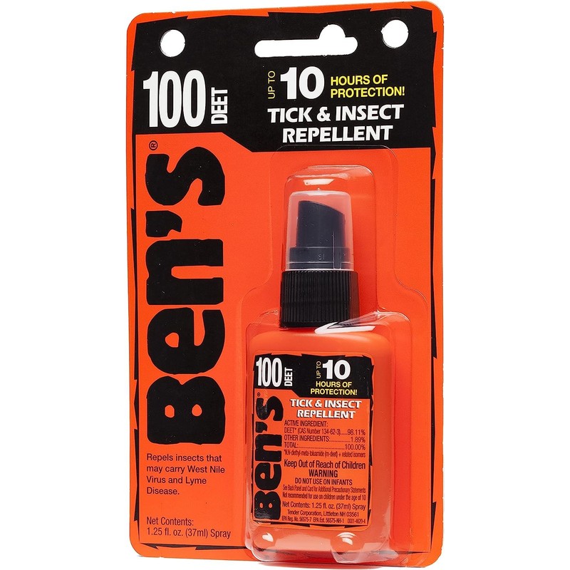 Ben's 100% DEET Mosquito, Tick and Insect Repellent, 1.25 Ounce