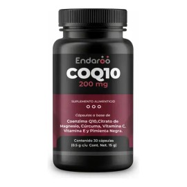 Coq10 Coenzima Q10 200 Mg Por Porción 30 Cápsulas