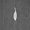 Kualitas Genuine 925 Sterling Silver Feather Pendant NO CHAIN